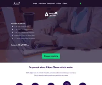 Anovaclasse.com.br(A Nova Classe) Screenshot