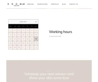 Anovaskin.com(Anova Skin) Screenshot
