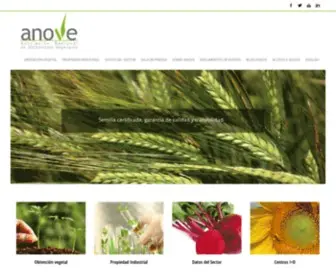 Anove.es(Asociación Nacional de Obtentores Vegetales) Screenshot