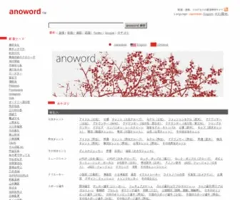 Anoword.com(動画、画像、ブログなど) Screenshot