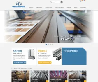 Anoxidall.it(Profili alluminio) Screenshot