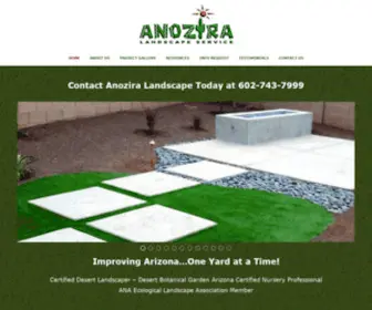 Anoziralandscape.com(Anozira Landscape) Screenshot