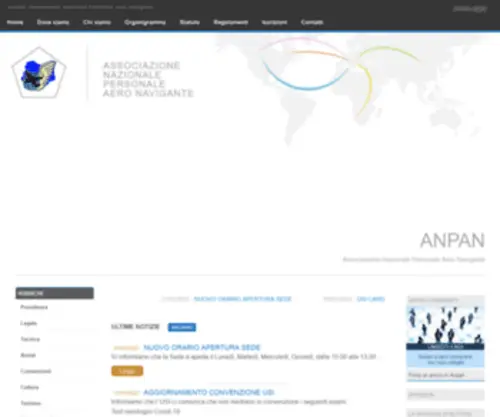 Anpaninfo.it(Associazione Nazionale Personale Aero Navigante) Screenshot