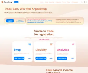Anpanswap.finance(Anpanswap finance) Screenshot