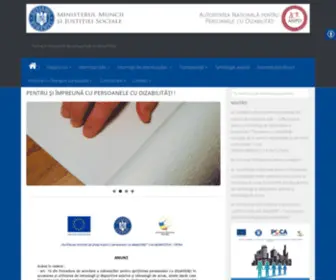 ANPD.gov.ro(Autoritatea Nationala pentru Persoanele cu Dizabilitati) Screenshot