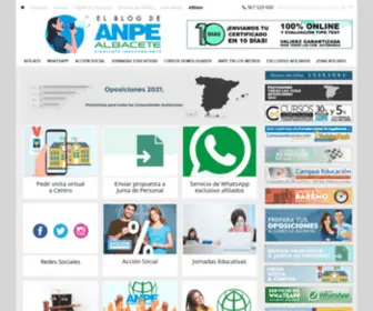 Anpe-Albacete.com(Anpe Albacete Sindicato Independiente) Screenshot