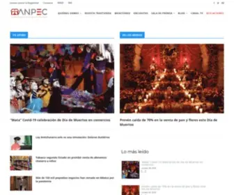 Anpec.com.mx(Alianza Nacional de Pequeños Comerciantes) Screenshot