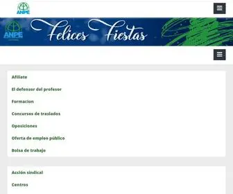 Anpecantabria.es(ANPE Cantabria) Screenshot