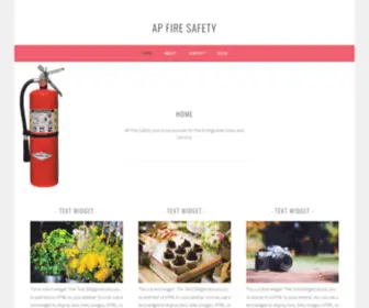 Anpfire.com(AP Fire Safety) Screenshot