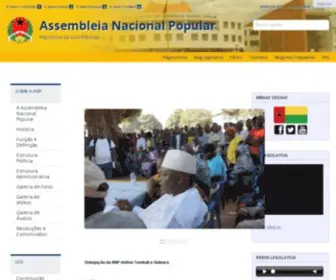 Anpguinebissau.org(Assembleia Nacional Popular) Screenshot