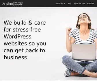 Anphira.com(WordPress Experts) Screenshot