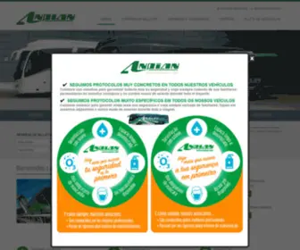 Anpian.com(Transporte internacional de viajeros y alquiler de autobuses) Screenshot