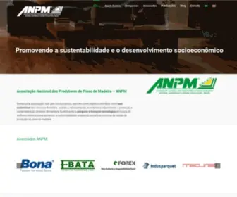 ANPM.org.br(Associação Nacional dos Produtores de Pisos de Madeira) Screenshot