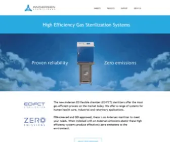 Anpro.com(Andersen Sterilizers) Screenshot
