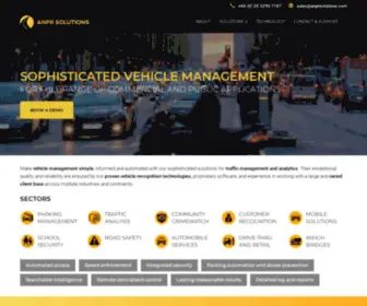 Anprsolutions.com(ANPR Solutions) Screenshot