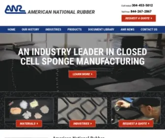 ANR-CO.com(American National Rubber) Screenshot