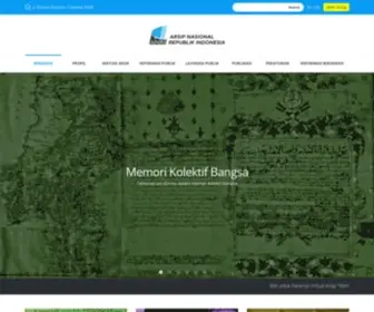 Anri.go.id(Arsip Nasional Republik Indonesia) Screenshot