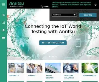 Anritsu.com(Test and measurement) Screenshot
