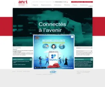 ANRT.ma(Agence Nationale de R) Screenshot