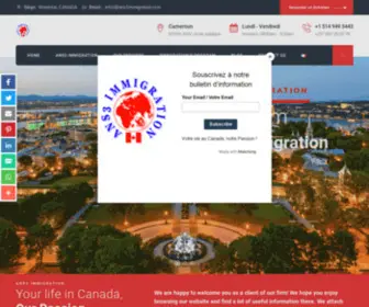 ANS3Immigration.com(Vous installer au Canada) Screenshot