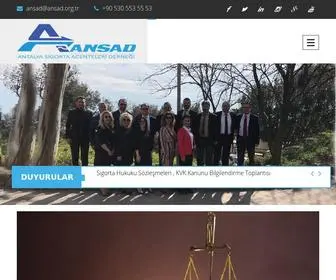 Ansad.org.tr(Antalya Sigorta Acenteleri Derne) Screenshot