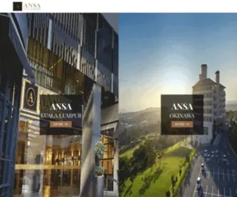 Ansahotels.com(ANSA Hotels & Resorts) Screenshot