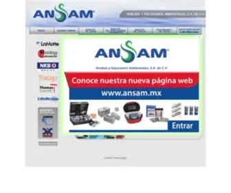 Ansam.com.mx(Home de) Screenshot