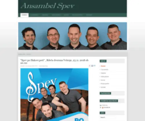 Ansambel-Spev.com(Ansambel Spev) Screenshot