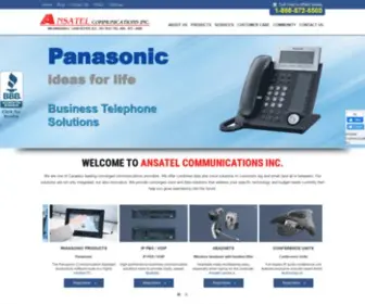 Ansatel.com(Panasonic Phone Systems) Screenshot