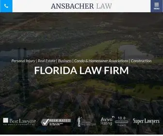 Ansbacher.net(Ansbacher Law) Screenshot