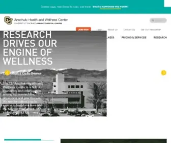 Anschutzwellness.com(The CU Anschutz Health and Wellness Center) Screenshot