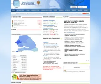 ANSD.sn(Agence Nationale de la Statistique et de la Démographie (ANSD) du Sénégal) Screenshot