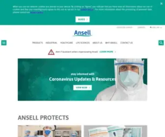 Ansell.eu(Ansell) Screenshot