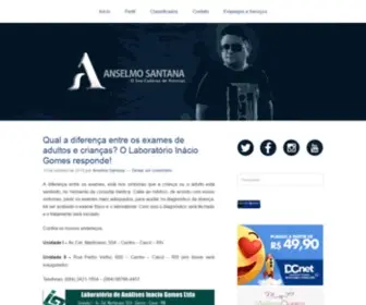 Anselmosantana.com.br(Blog Anselmo Santana) Screenshot