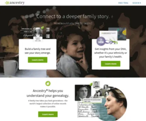 Ansestery.com(Ansestery) Screenshot
