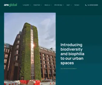 AnsgroupGlobal.com(Living Wall and Green Roof Design Specialists) Screenshot