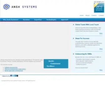 ANSH-SYstems.com(Outsource Software Development) Screenshot