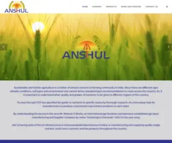 Anshulagro.com(Anshul Agro Chemicals) Screenshot