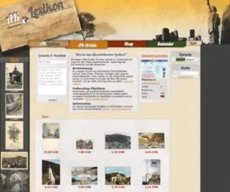 Ansichtskarten-Lexikon.de(Archiv und Informationen historischer Ansichtskarten) Screenshot