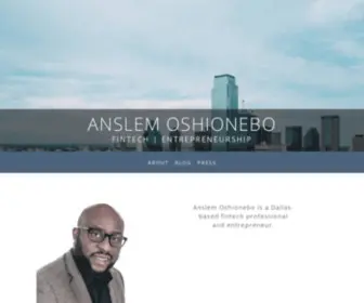 Anslemoshionebo.com(Anslem Oshionebo) Screenshot