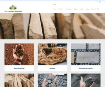 Ansmaterials.com(High Quality Soil Products & Natural Stones) Screenshot