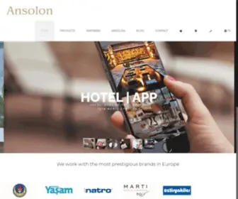 Ansolon.com(IOS and Android Application) Screenshot