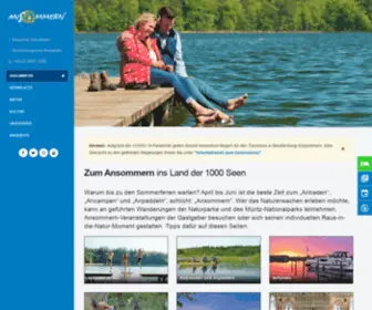 Ansommern.de(Ansommern in der Mecklenburgischen Seenplatte) Screenshot