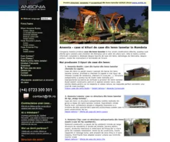 Ansonia.ro(Case din lemn lamelar in România) Screenshot