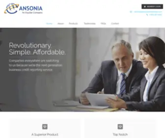 Ansoniacreditdata.com(Business Credit Reports) Screenshot