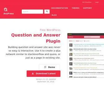 Anspress.io(FREE WordPress question and answer plugin) Screenshot