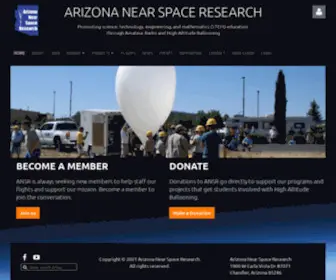 ANSR.org(Arizona Near Space Research) Screenshot