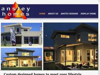 Ansteyhomes.com(Custom Home Builders) Screenshot