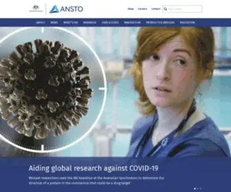 Ansto.gov.au(Science) Screenshot