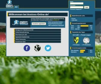 Anstoss-Online.de(Die beliebte Online) Screenshot